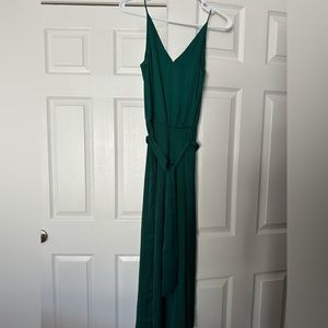 H&M Jumpsuit- beautiful dark emerald green, size 0